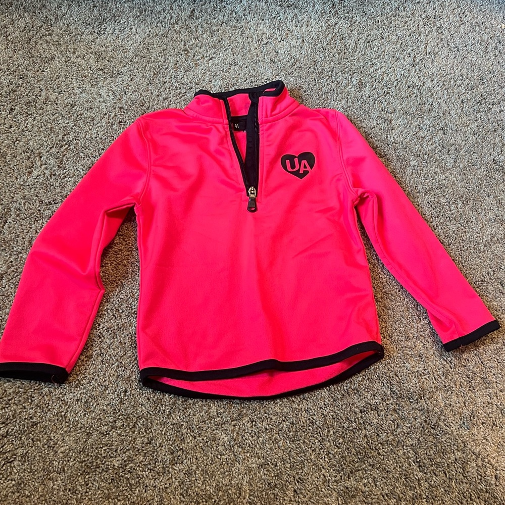 Girls Toddler Under Armour 1/4 Zip 4T